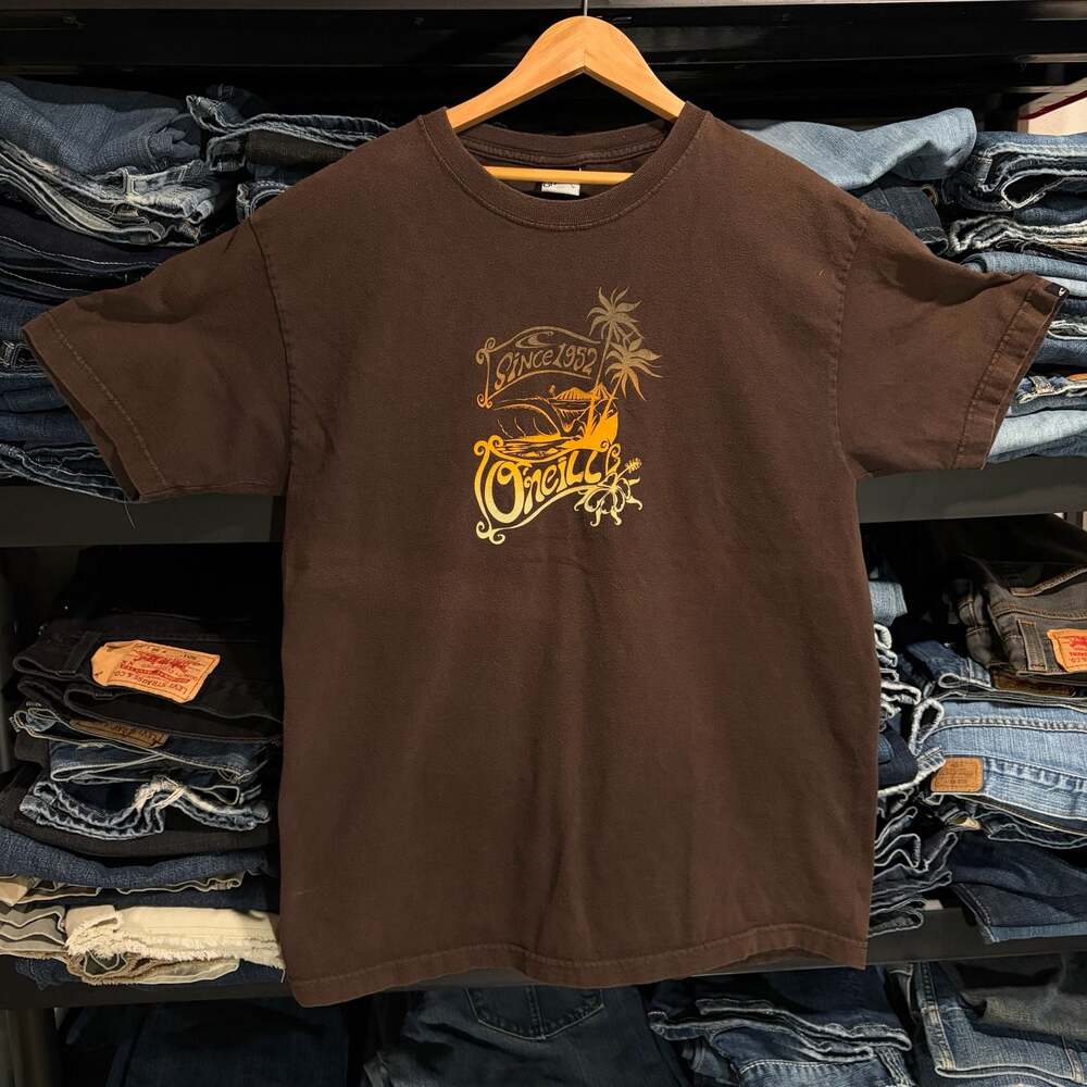 Vintage O'Neill Since 1952 Brown Graphic T-Shirt Large
